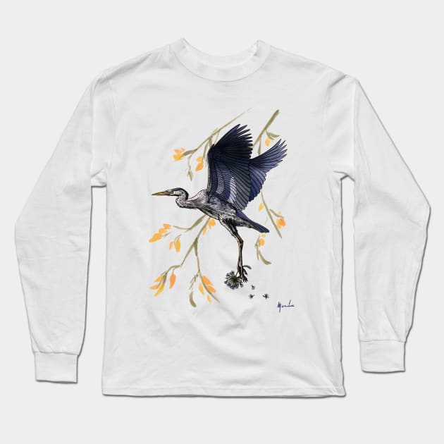 Blue heron t shirt new arrivals